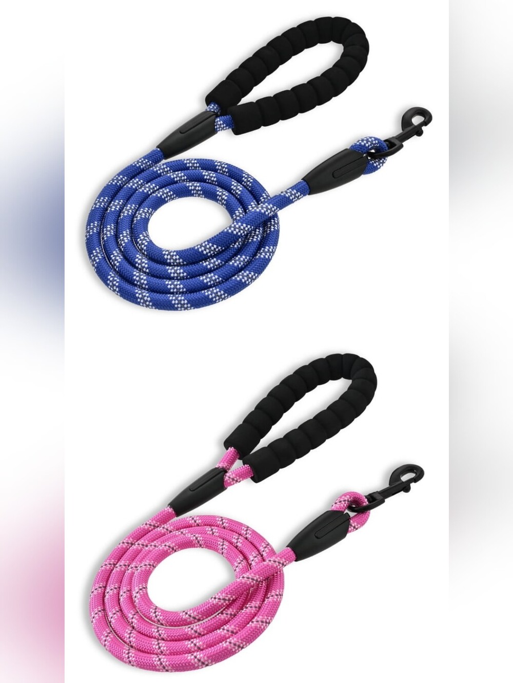 Vibrant Life 6' Padded Handle Reflective Rope Leash